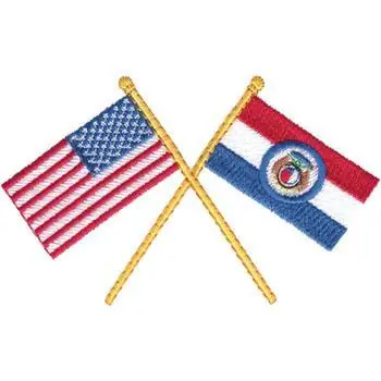 Hot Picks USA & Missouri Embroidery Design