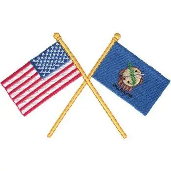 USA & Oklahoma Embroidery Design Cheap