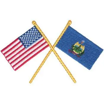 USA & Vermont Embroidery Design Last Chance