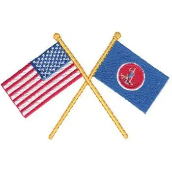 Affordable USA & Virginia Embroidery Design