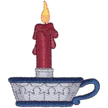 Americana Candle Embroidery Design New Release