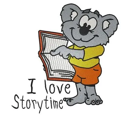 One Day Deal I Love Storytime Embroidery Design