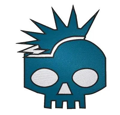 Cool Skull Embroidery Design Next Day Delivery
