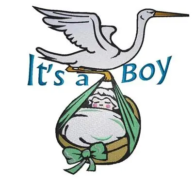 Its A Boy Embroidery Design Latest