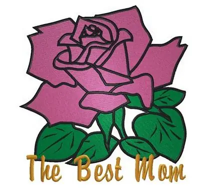 Top Rated The Best Mom Embroidery Design