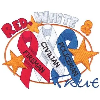 Red, White & True Embroidery Design Best Seller