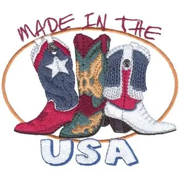 Made In The U S A Embroidery Design Fast Shipping