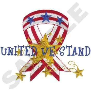 Get Yours United We Stand Embroidery Design