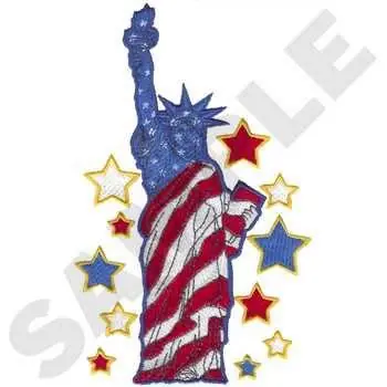 Hot Picks Statue Of Liberty Embroidery Design