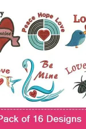 Lookin For Love Embroidery design pack by Favpro Designs, Embroidery Packs on EmbroideryDesigns.com Hot Picks
