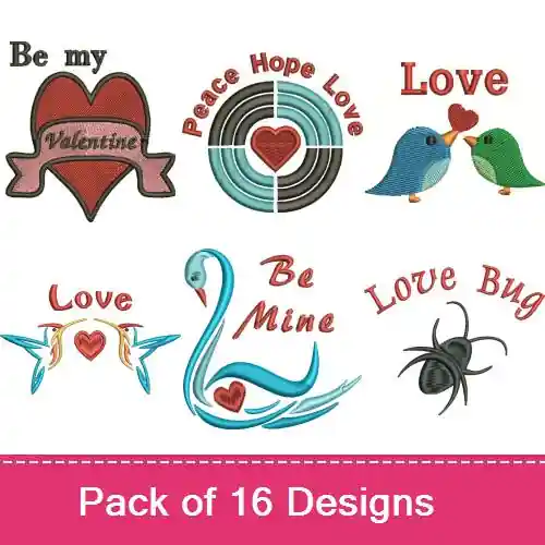 Lookin For Love Embroidery design pack by Favpro Designs, Embroidery Packs on EmbroideryDesigns.com Hot Picks