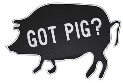Bulk Order Got Pig Embroidery Design