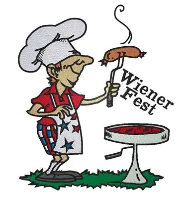 Wiener Fest Embroidery Design Crafted