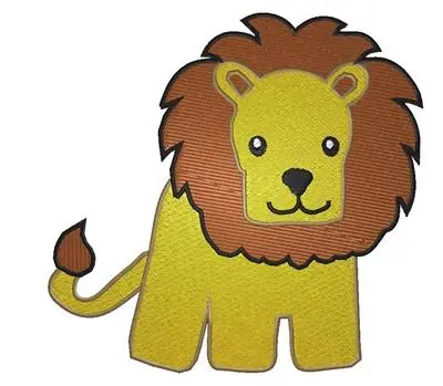 Little Lion Embroidery Design New Release