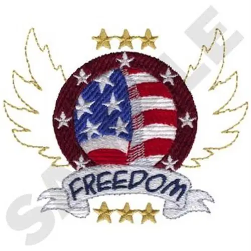 Freedom Embroidery Design Save Now