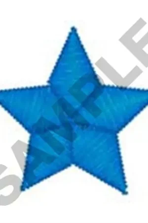 Blue Star Embroidery Design Factory Price