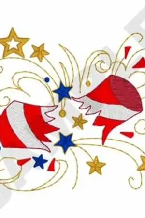 Firecracker Embroidery Design Direct From Manufacturer