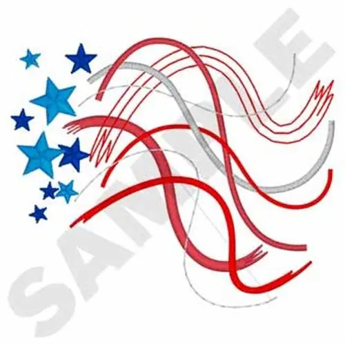 Stars & Stripes Embroidery Design Discount