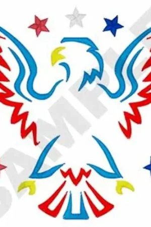 American Valor Embroidery Design Genuine