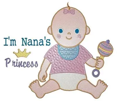 Affordable Nanas Princess Embroidery Design