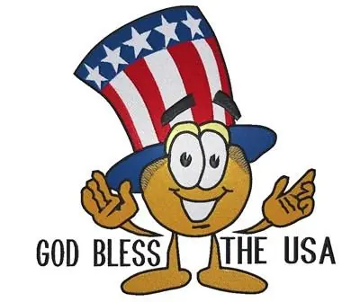 Certified God Bless Embroidery Design