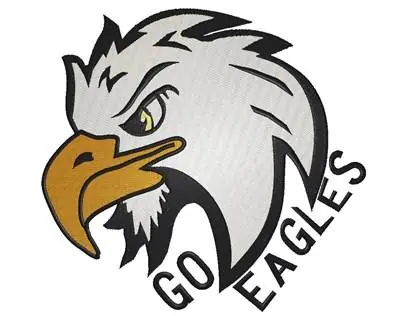 Best Choice Go Eagles Embroidery Design