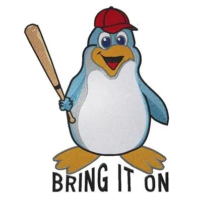 Bring It On Embroidery Design Authentic