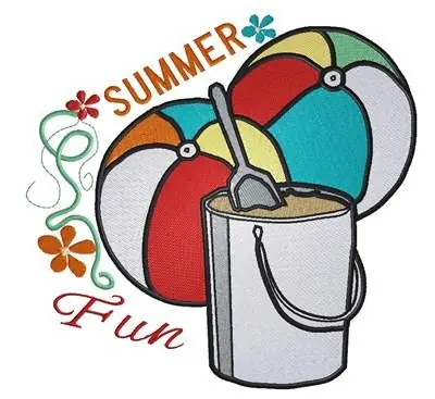 Summer Fun Embroidery Design Seasonal Sale