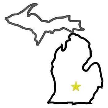 Place Order Michigan Embroidery Design
