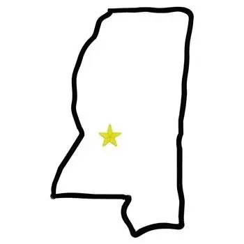 Markdown Mississippi Embroidery Design