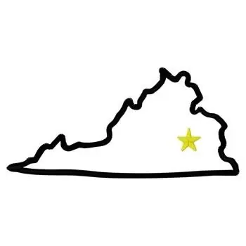 Today Only Virginia Embroidery Design