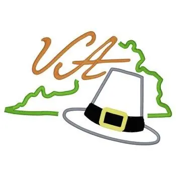 Authentic Virginia Embroidery Design