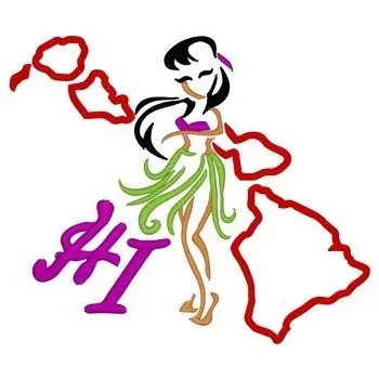 Get Yours Hawaii Embroidery Design