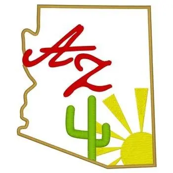 Arizona Embroidery Design Brand New
