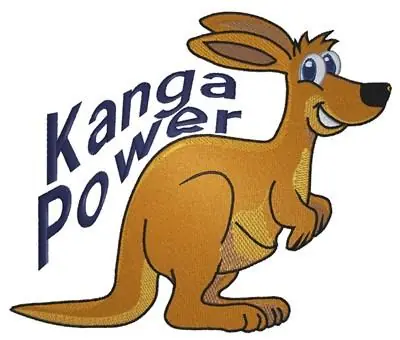 Editor’s Pick Kangaroo Power Embroidery Design