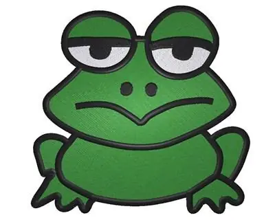 Cartoon Frog Embroidery Design Top Pick