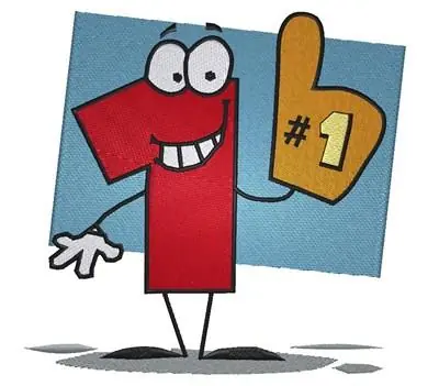Cartoon 1 Embroidery Design Handmade