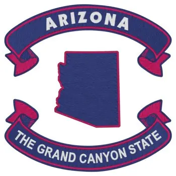 Arizona Nickname Embroidery Design Price Cut