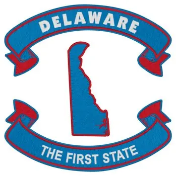 Delaware Nickname Embroidery Design Fast Shipping
