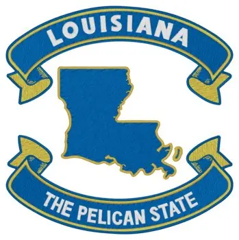 Louisiana Nickname Embroidery Design Direct From Factory