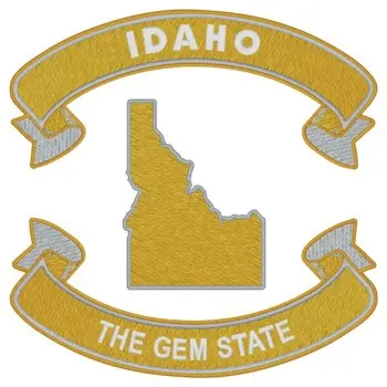 Idaho Nickname Embroidery Design Fast Shipping