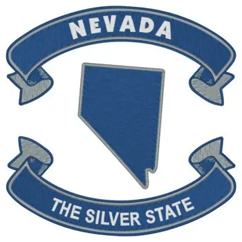 Money Back Guarantee Nevada Nickname Embroidery Design