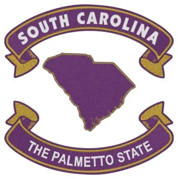 South Carolina Nickname Embroidery Design Exclusive