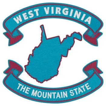 West Virginia Nickname Embroidery Design Popular