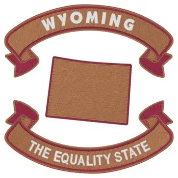 Professional Grade Wyoming Nickname Embroidery Design