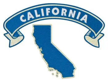 Bargain California Embroidery Design