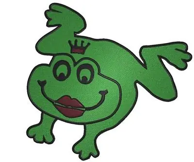 Worldwide Shipping Frog Princess Embroidery Design