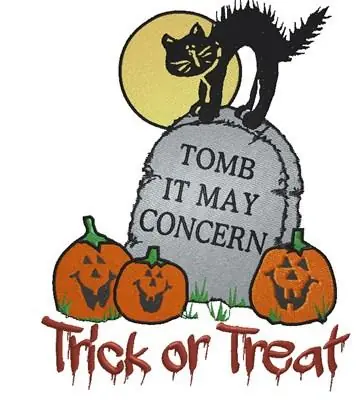 New Release Trick or Treat Embroidery Design