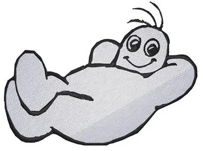 Mega Sale Relaxing Ghost Embroidery Design