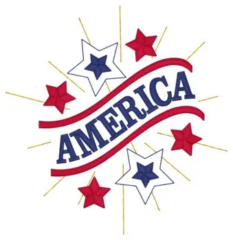 America Embroidery Design Super Sale